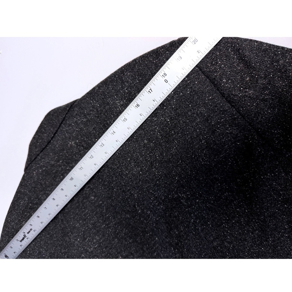 John Bartlett Mens 42R Blazer Charcoal Grey Salt Pepper Two Button Sport Coat - Picture 6 of 9